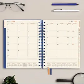 Agenda Finocam 16 Meses Tempus 1/4  Sv Vert.azul 25-26 - imagen 11