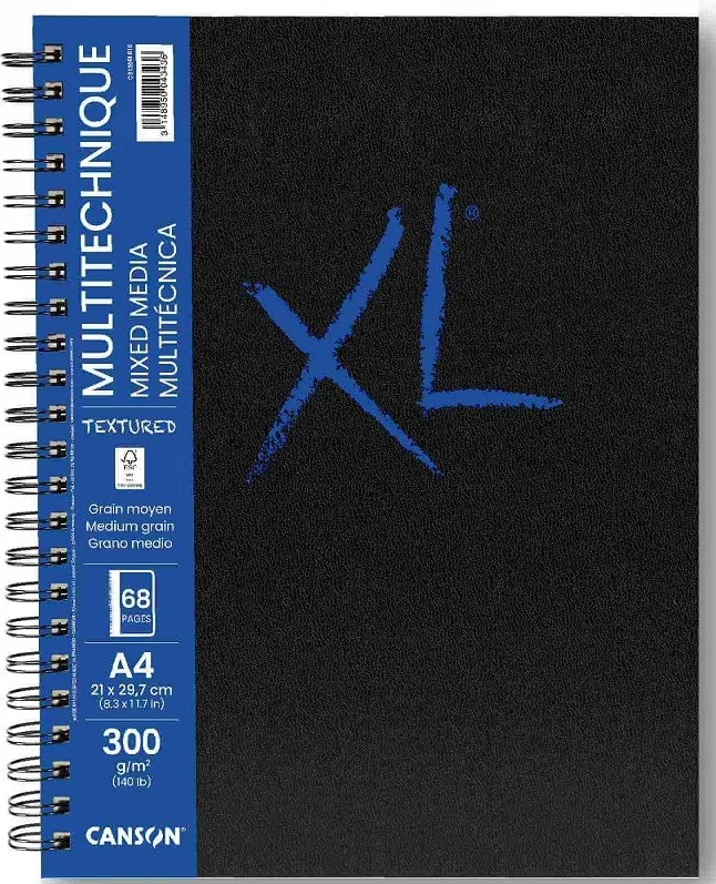 BLOC CANSON XL A4 MIS MEDIA TEXTURE