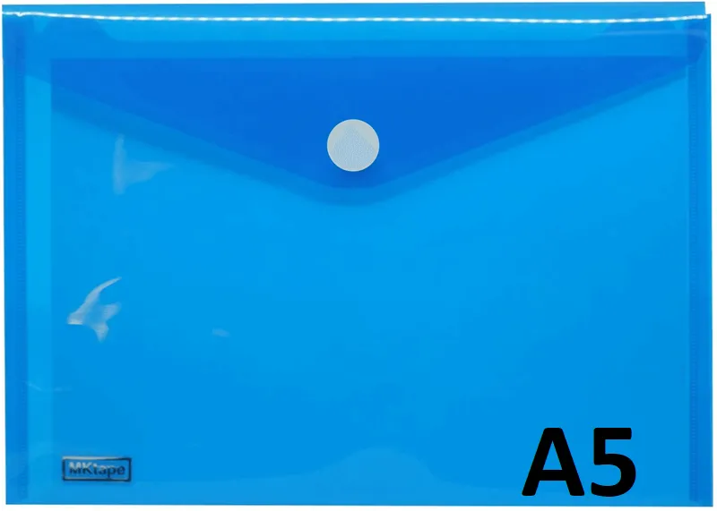 SOBRE VELCRO PP A5 (17X24) AZUL