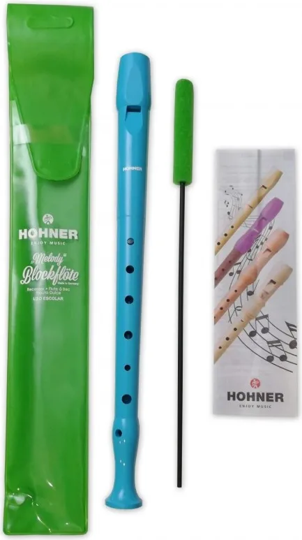 FLAUTA HOHNER 9508 AZUL FUNDA VERDE