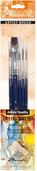 PINCELES PHOENIX SET ACRILICO WATERCOLOR CLASSIC 1