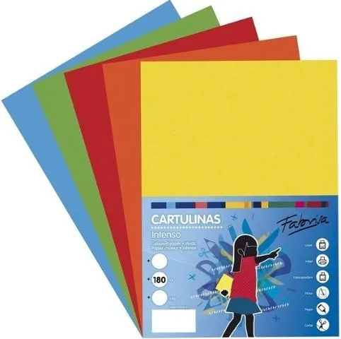 CARTULINA 50X65 FUERTE 25HOJAS SURTIDAS