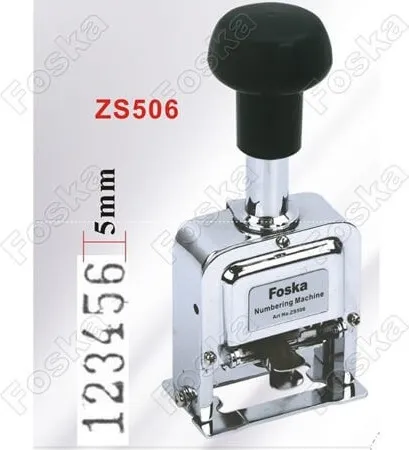 Numerador Automatico 5MM 6 Bandas