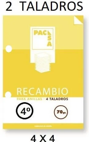 RECAMBIO 4º 100H 2T CUADRO