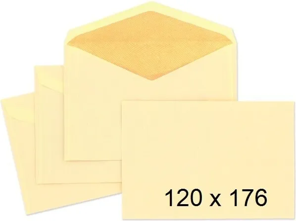 Sobres Sam 120X176 Verjurado Caña C/500