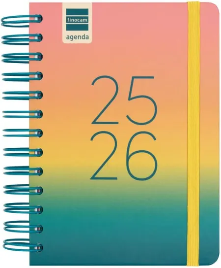 Agenda Finocam Cosmo 1/8 1DP Iris 25-26