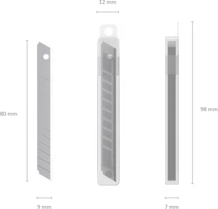 Repuesto 12 Cuchillas Pequeñas