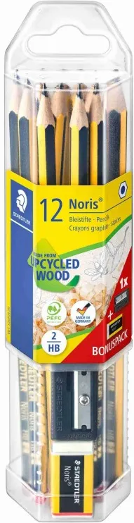 Lapiceros Noris  + Goma + Sacapuntas