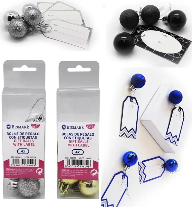 Set Coca-Bola Personalizacion 4 BOLAS+4 Etiquetas