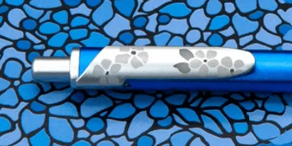 BOLIGRAFO INOXCROM CANVAS BLUE DREAM