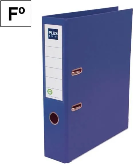 ARCHIVADOR FOLIO PLUS LOMO 75MM AZUL