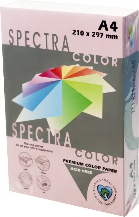 PAPEL A4 SPECTRA ROSA 80GR 500H