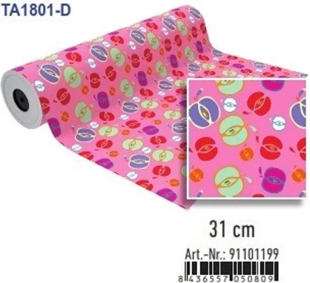 BOBINA PAPEL REGALO 31CMx85M TA1801-D