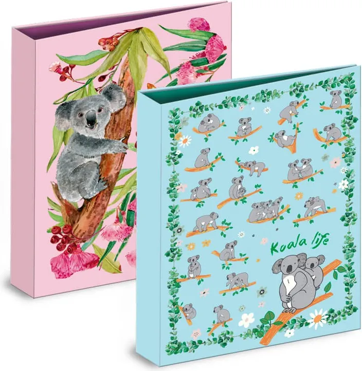 CARPETA  A4 4AN. 35MM. KOALA AZUL