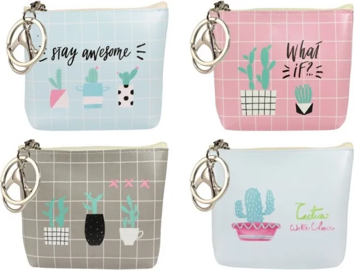 Monedero Llavero Cactus