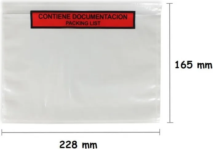 SOBRE PORTADOCUMENTOS 228x165MM
