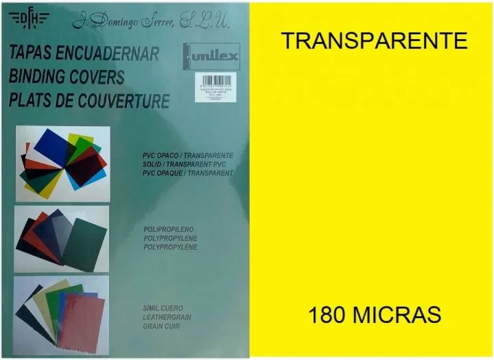 PORTADA A4 DFH 180 MICRAS AMARILLO