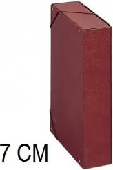 CARPETA PROYECTO Fº 7CM ROJO SARO