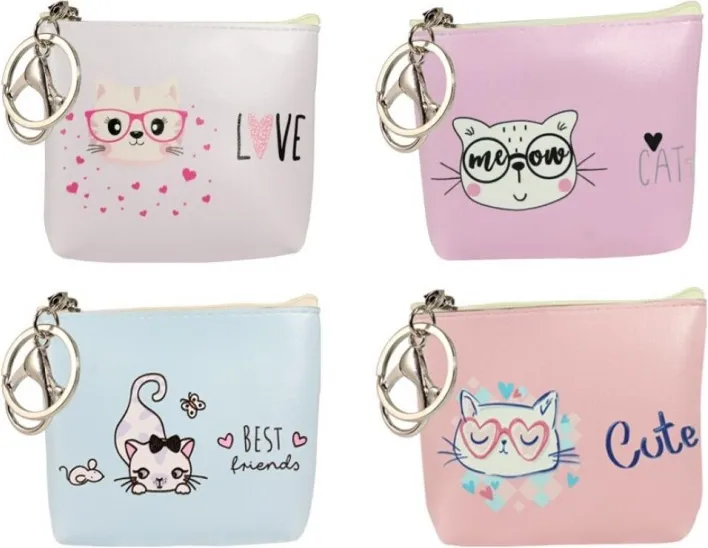 Monedero Llavero Cute Cats