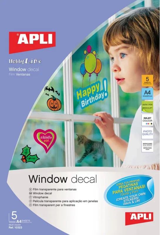 FILM TRANSPARENTE APLI PARA VENTANAS 5H