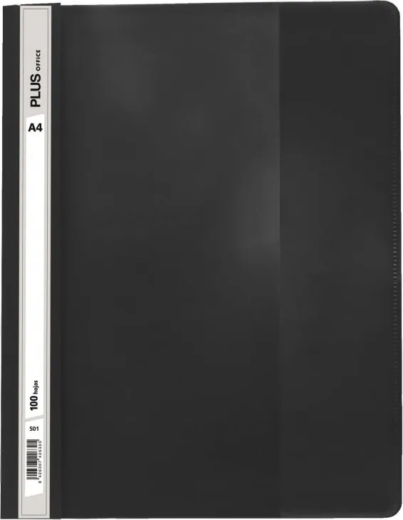 DOSSIER FASTENER PLUS A4 NEGRO