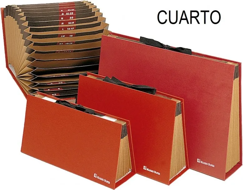 Acordeón Az y 1-31 Cuarto Burdeos