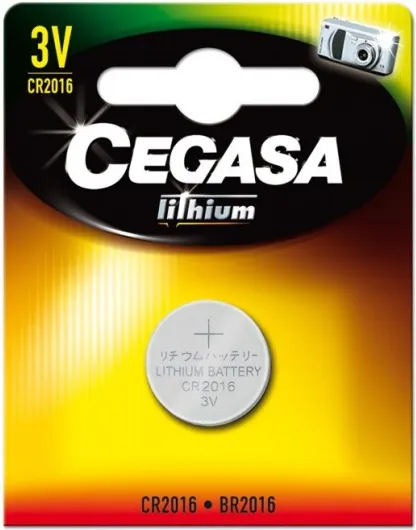 Pilas Cegasa Botón CR2016
