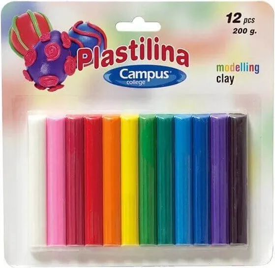 PLASTILINA CAMPUS 200GR SURTIDO