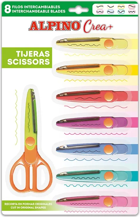 Tijera Alpino Crea + 8 Recambios