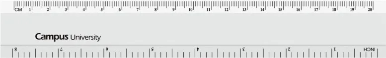 REGLA METALICA CAMPUS 20CM