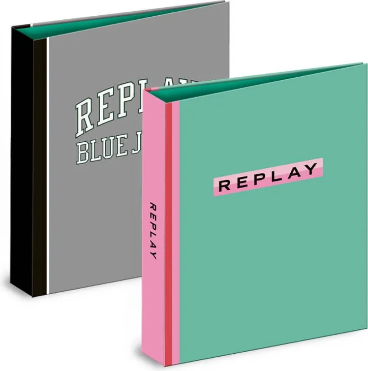 CARPETA  A4 4AN. 35MM. REPLAY VERDE