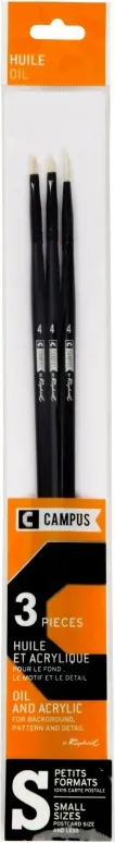 Pinceles Campus Oleo Blister 3 S