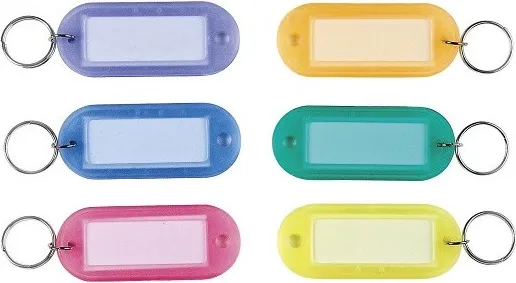 LLAVERO PORTAETIQUETA