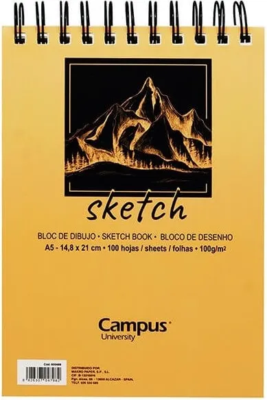 BLOC ESBOZO CAMPUS A5 100H