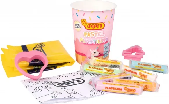 PLASTILINA JOVI BOTE PASTEL 7 COL