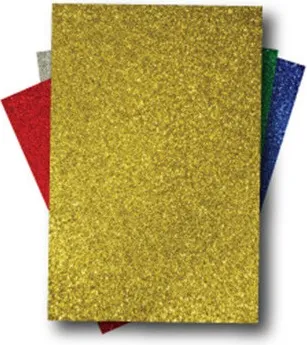 GOMA EVA 40X60 GLITTER ORO (3 unid)