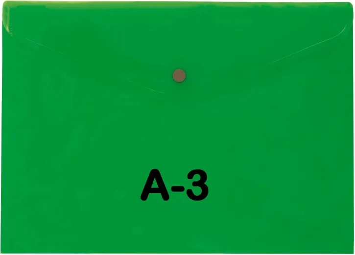 SOBRE BROCHE PP A3 VERDE