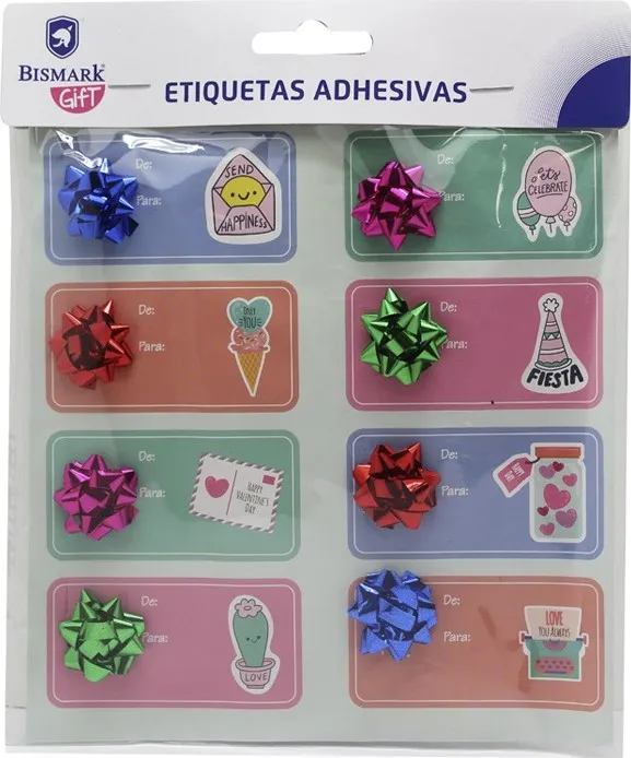 ETIQUETAS ADHESIVAS CON COCAS TODO TIEMPO