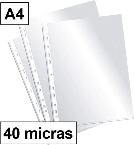 FUNDA MULTITALADRO PLUS OFFICE A4 40M