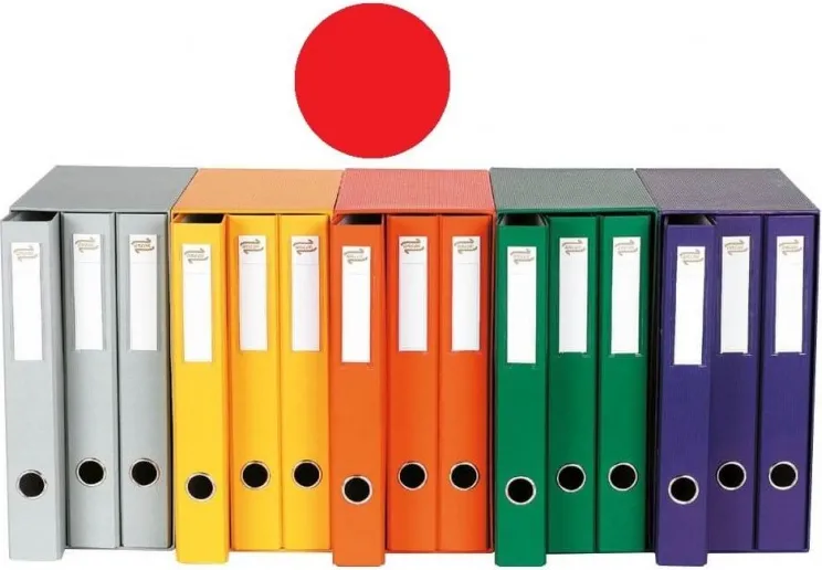 Modulo 3 Archivadores Pp A4 Rojo