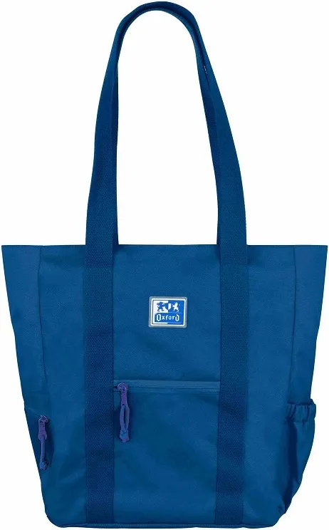 BOLSO TOTE BAG OXFORD B-TRENDT AZUL MARINO