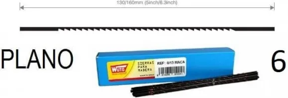 Pelos Segueta Planos 6 C/144