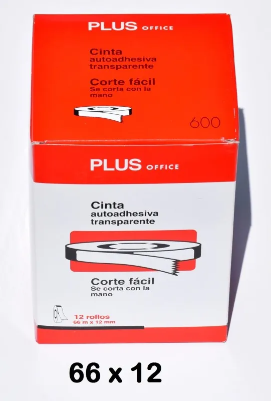 CINTA ADHESIVA PLUS 66X12