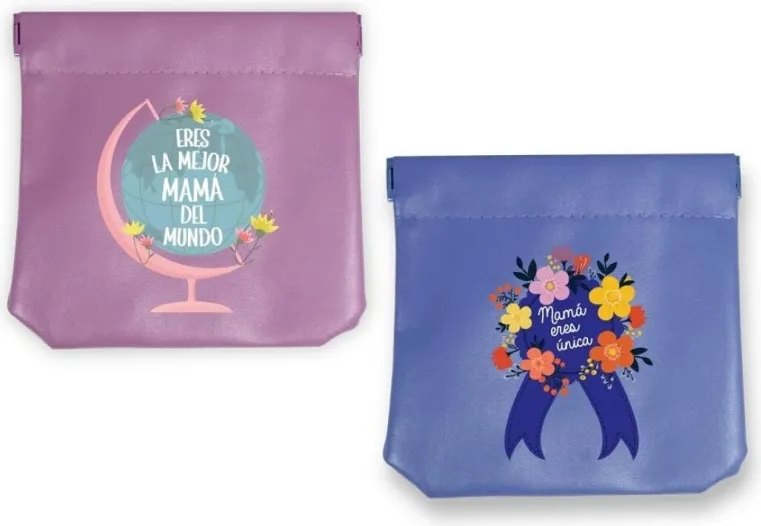 Monedero Clip con Mensaje Mamá