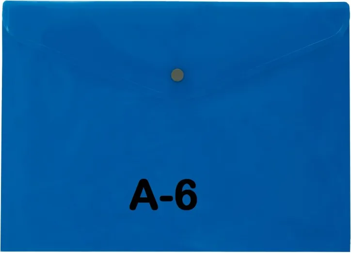 SOBRE BROCHE PP A6 AZUL