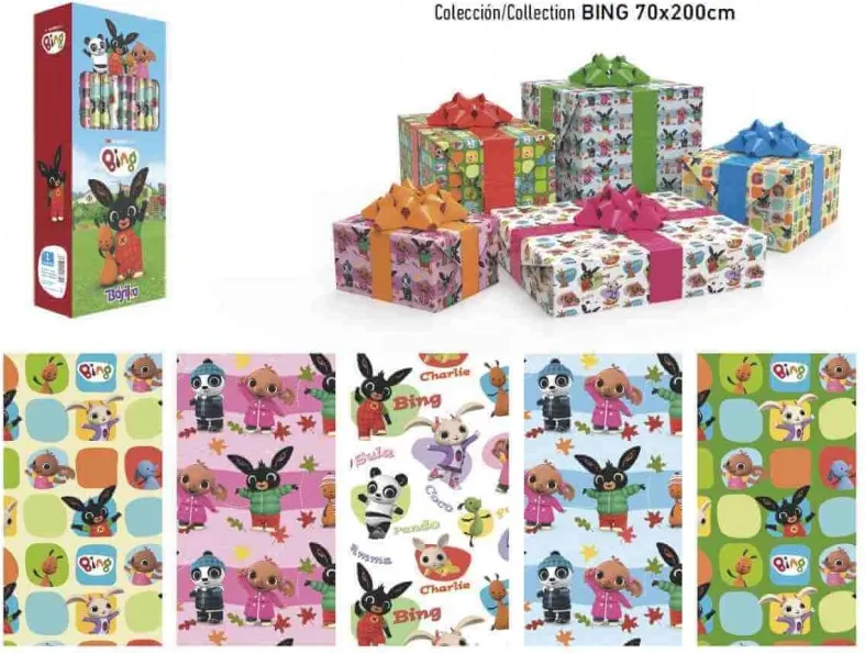 ROLLO PAPEL REGALO BING 70X200