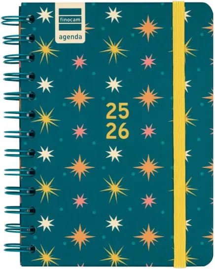 Agenda Finocam Cosmo 1/8 Svh Stars 25-26