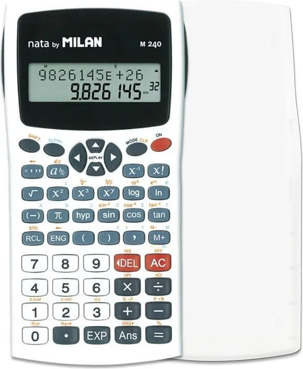 CALCULADORA CIENTIFICA MILAN M240 BLANCA