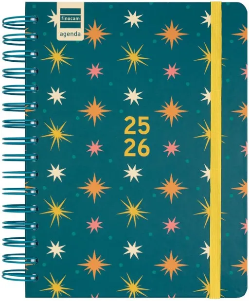 Agenda Finocam Cosmo 1/4 1DP Stars 25-26