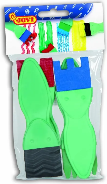 Pinceles Goma Formas Diversas 4 unds